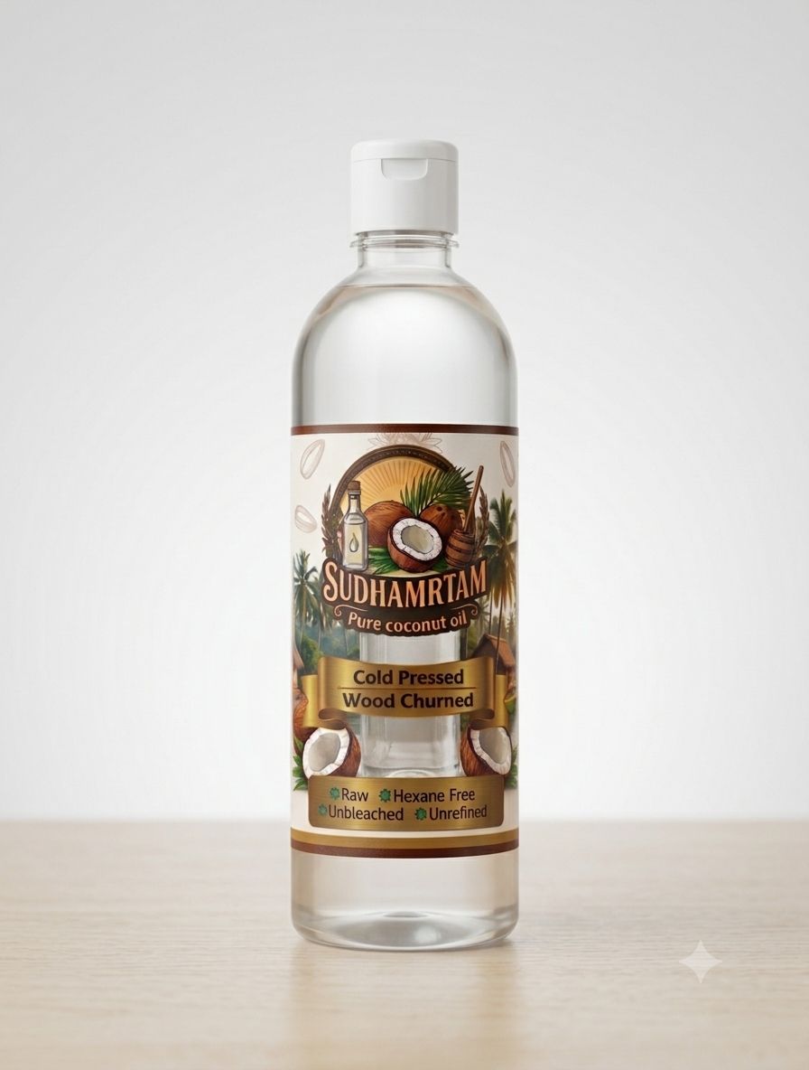 Coconut Oil - Wood-Churned Cold Pressed
